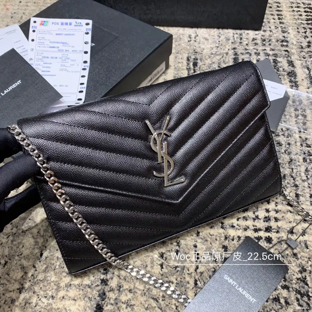 CASSANDRE CHAIN WALLET MATELASSÉ YSL 0531